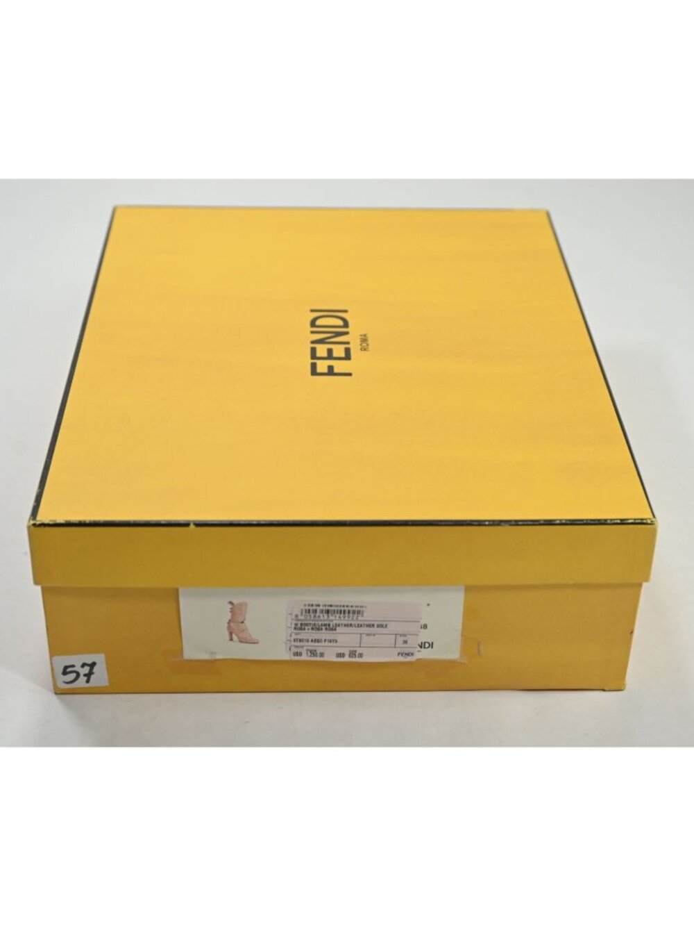 Fendi Promenade Lamb Leather Bootie in Rosa - Picture 10 of 12